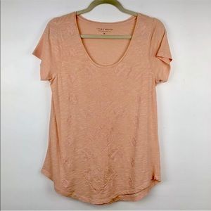 Lucky Brand Short Sleeve Top  Blouse  Size M